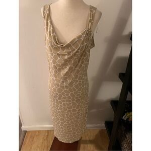 Michael Kors tan dress size large